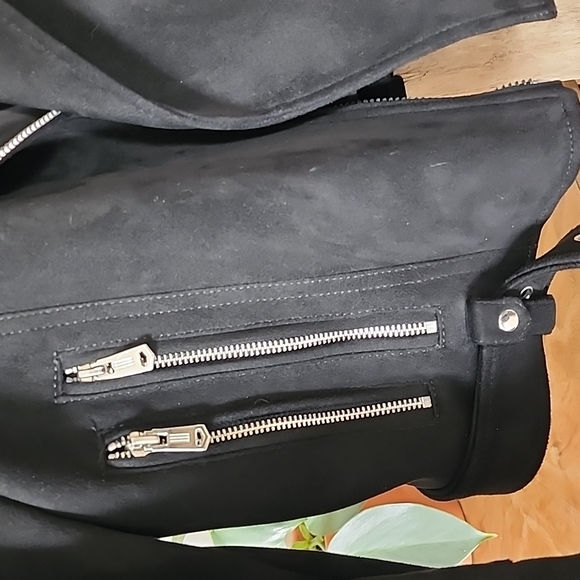 Zara Women's cropped moto jacket - Picture 3 of 7